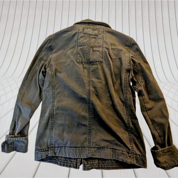 Abercrombie & Fitch Sentinel Jacket Dark Gray Military Jacket S - Picture 3 of 8